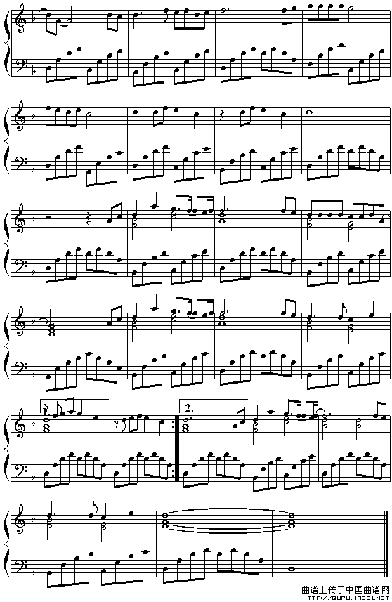 星语心愿（《大众乐谱》制谱版）