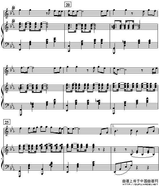 红旗飘飘（乔方词 李杰曲、钢琴伴奏谱）