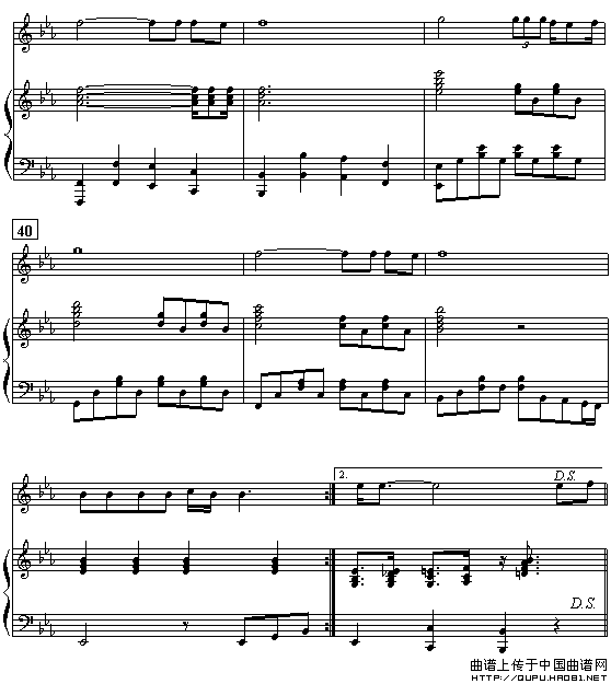 红旗飘飘（乔方词 李杰曲、钢琴伴奏谱）