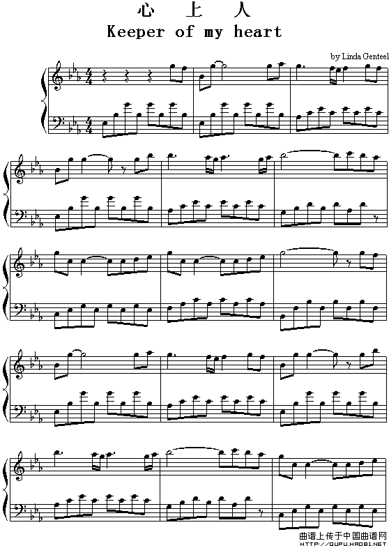 Keeper Of My Heart（心上人）