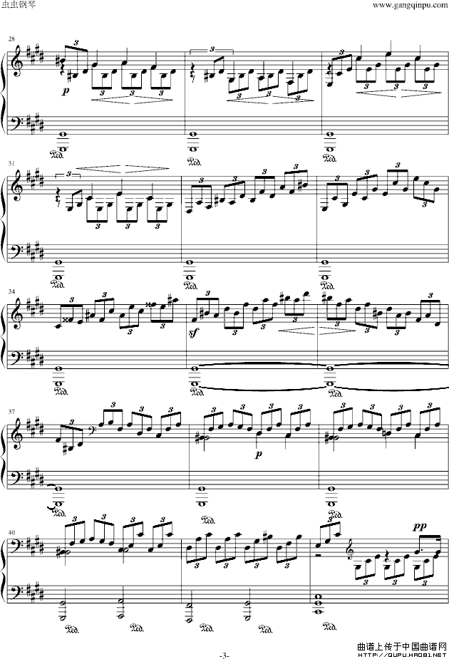 月光奏鸣曲（1，2，3乐章）