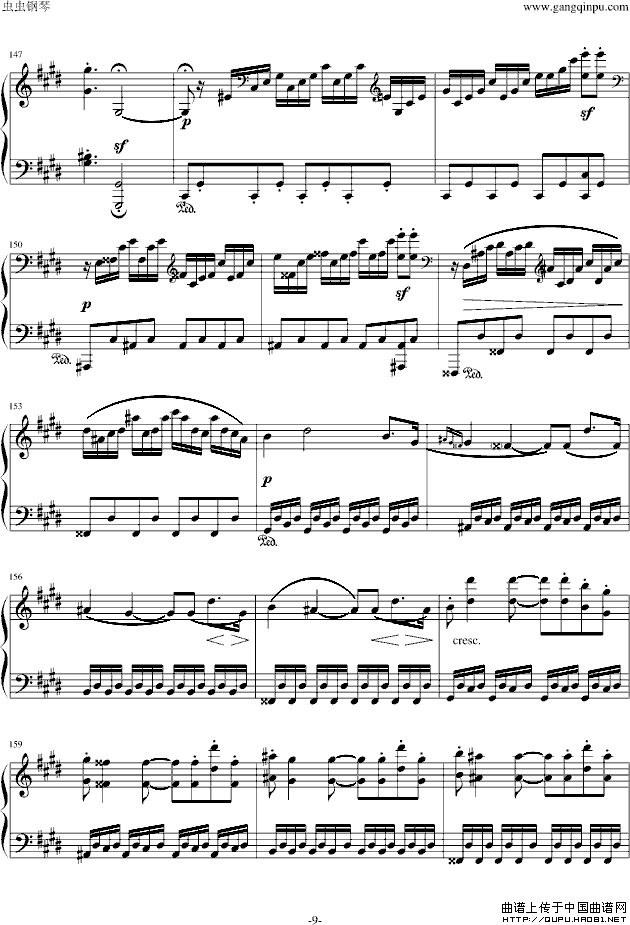 月光奏鸣曲（1，2，3乐章）
