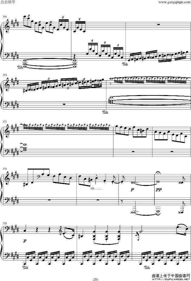 月光奏鸣曲（1，2，3乐章）