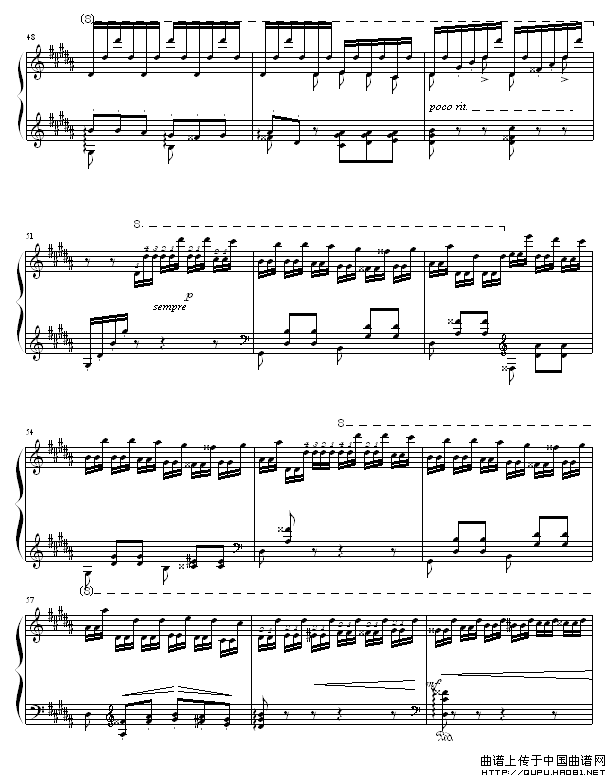 钟（帕格尼尼大练习曲III 、“清代皇帝”制谱版）