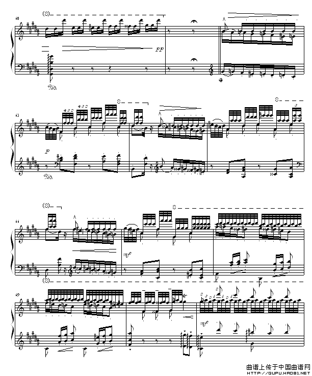 钟（帕格尼尼大练习曲III 、“清代皇帝”制谱版）