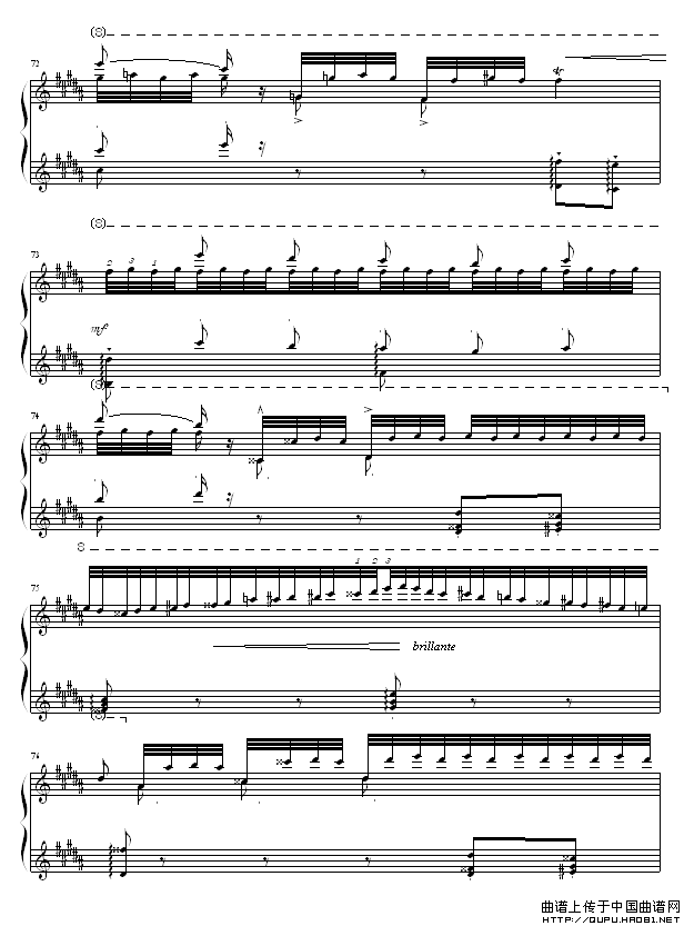 钟（帕格尼尼大练习曲III 、“清代皇帝”制谱版）