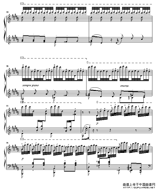 钟（帕格尼尼大练习曲III 、“清代皇帝”制谱版）