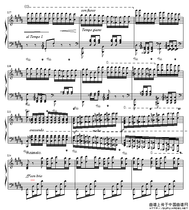 钟（帕格尼尼大练习曲III 、“清代皇帝”制谱版）