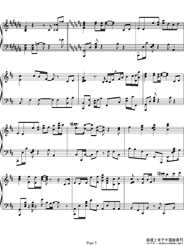 鸟之诗（按原谱手稿制谱）