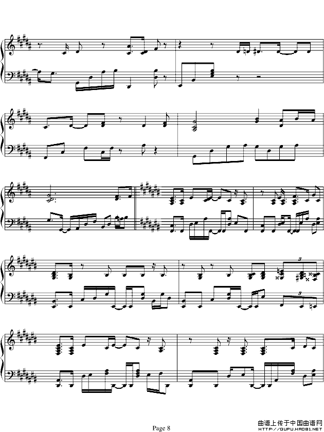 鸟之诗（按原谱手稿制谱）