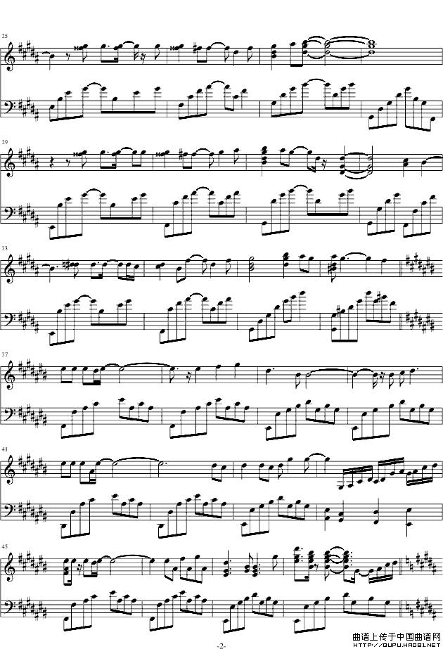 鸟之诗（简易钢琴完整版）