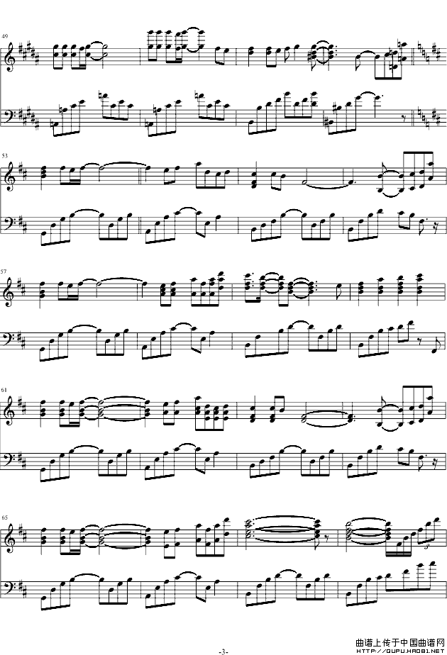 鸟之诗（简易钢琴完整版）