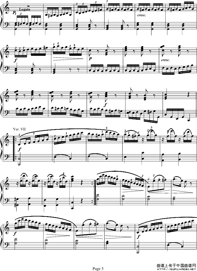小星星变奏曲（寒风制谱版）