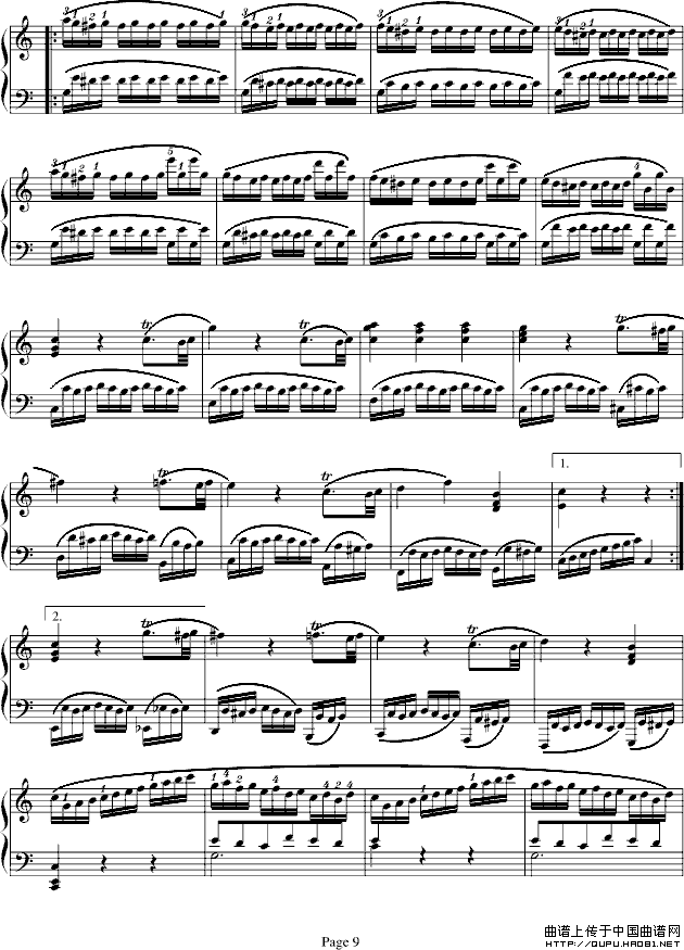 小星星变奏曲（寒风制谱版）