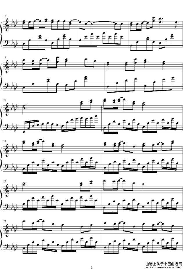 天使的翅膀（shadow7钢琴版）