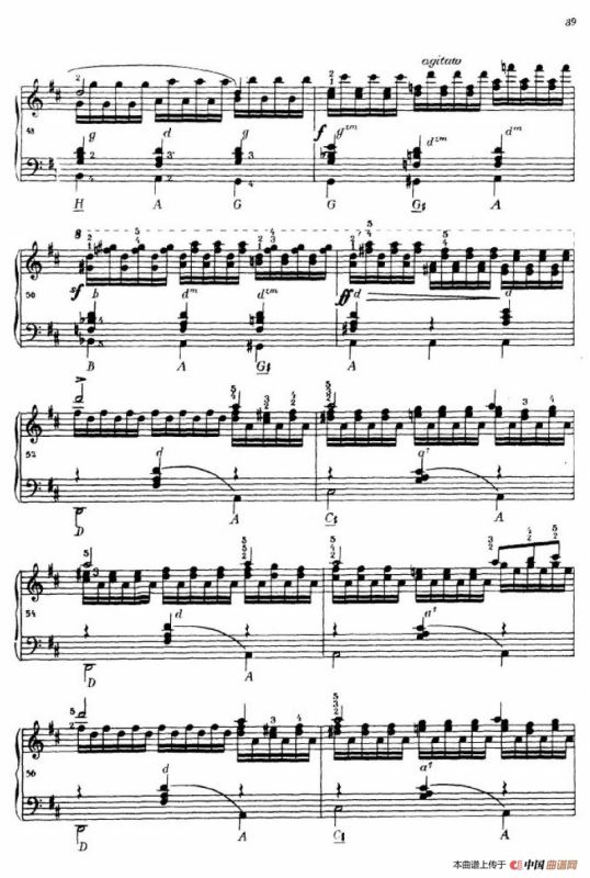 《车尔尼手风琴练习曲集》第Ⅳ册（第16——17首）