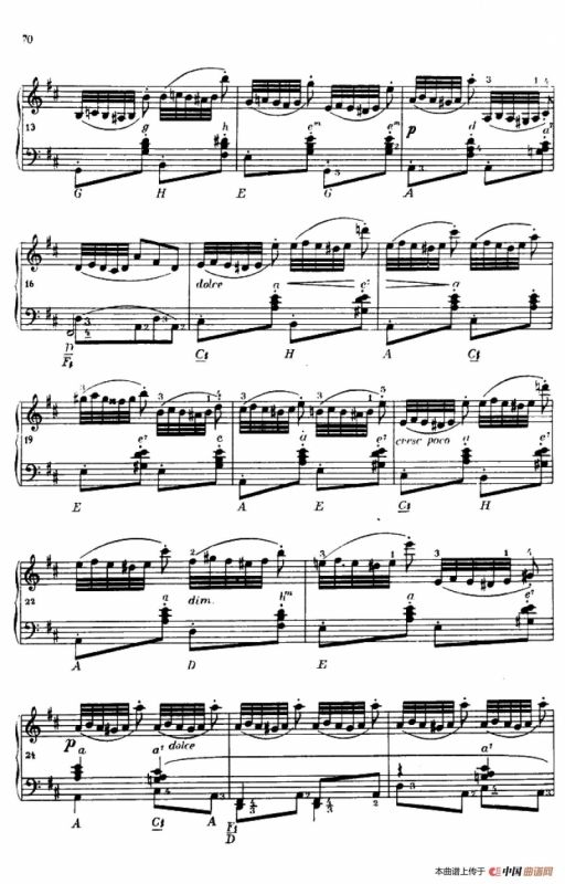 《车尔尼手风琴练习曲集》第Ⅳ册（第14——15首）