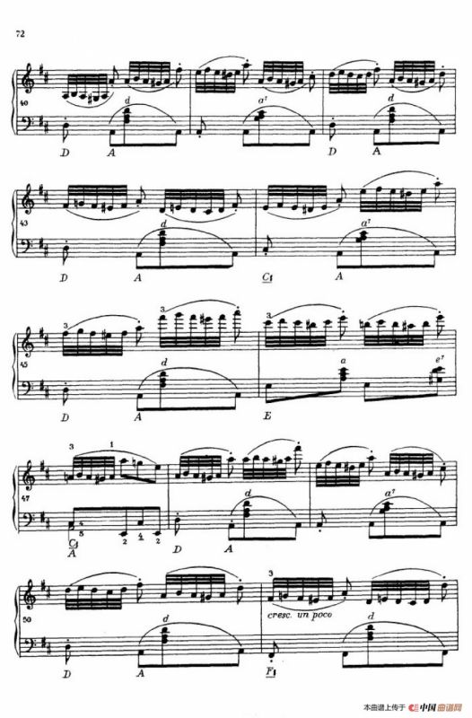 《车尔尼手风琴练习曲集》第Ⅳ册（第14——15首）