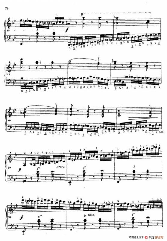 《车尔尼手风琴练习曲集》第Ⅳ册（第14——15首）