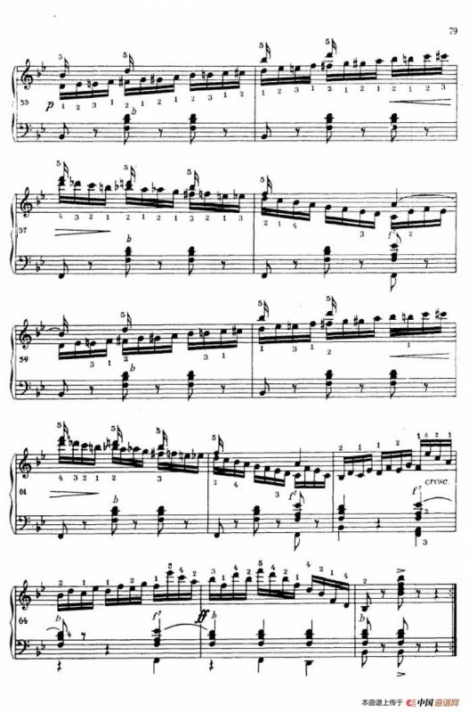 《车尔尼手风琴练习曲集》第Ⅳ册（第14——15首）