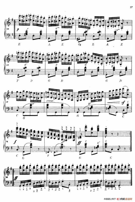 《车尔尼手风琴练习曲集》第Ⅳ册（第10——11首）