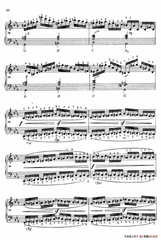 《车尔尼手风琴练习曲集》第Ⅳ册（第9首）