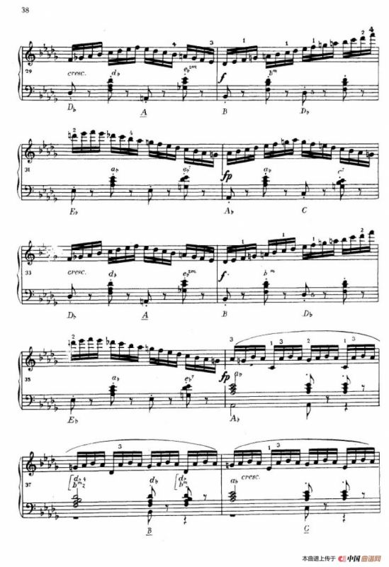 《车尔尼手风琴练习曲集》第Ⅳ册（第7首）