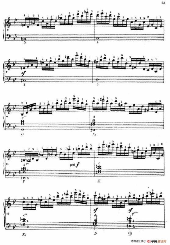 《车尔尼手风琴练习曲集》第Ⅳ册（第3——5首）