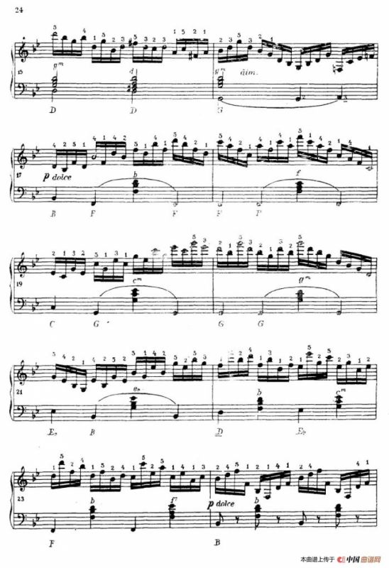 《车尔尼手风琴练习曲集》第Ⅳ册（第3——5首）