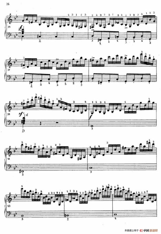 《车尔尼手风琴练习曲集》第Ⅳ册（第3——5首）