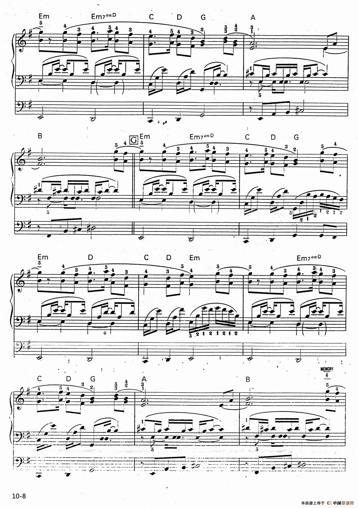 春待人（双排键电子琴）