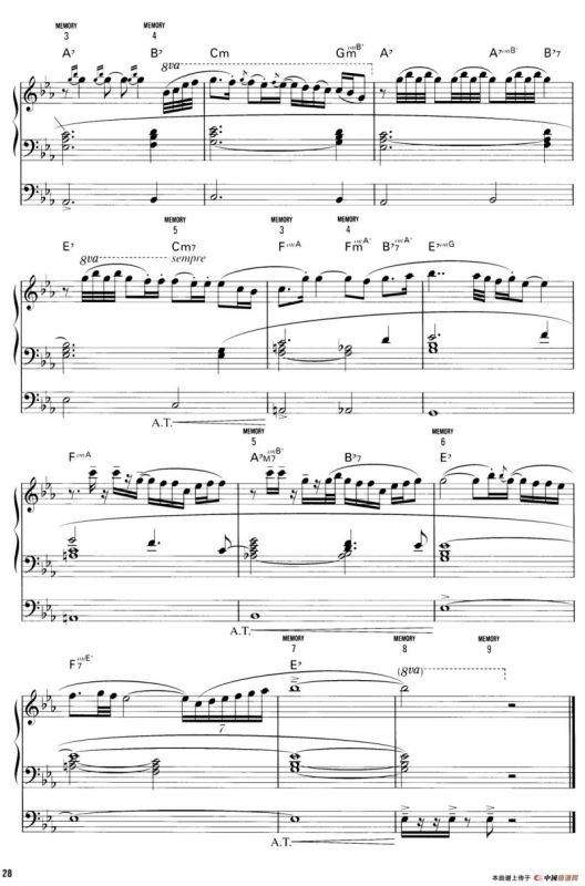 AYURA（双排键电子琴谱）