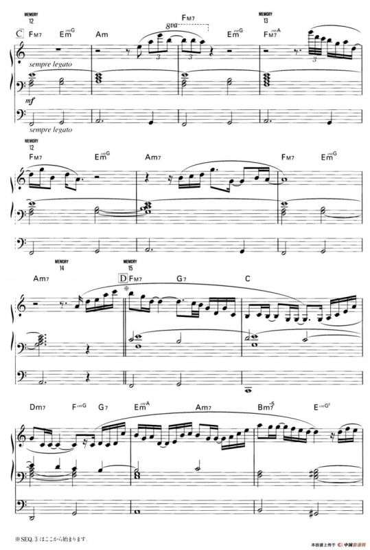 I wish…（双排键电子琴谱）