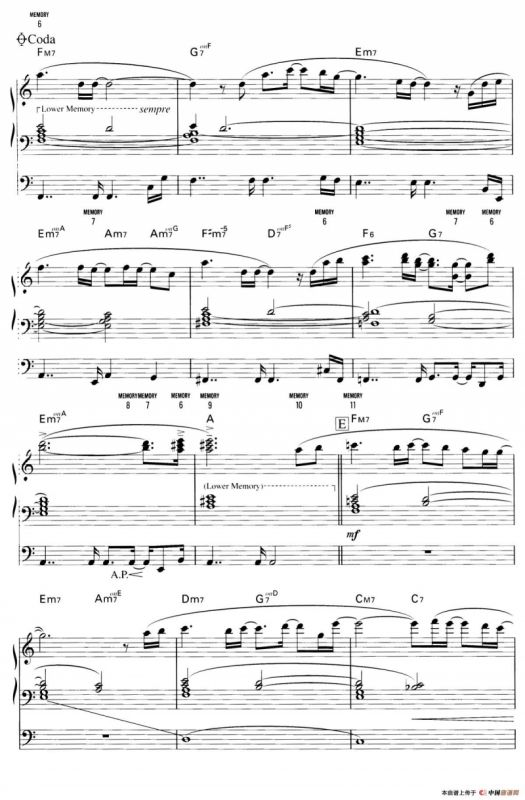 I wish…（双排键电子琴谱）