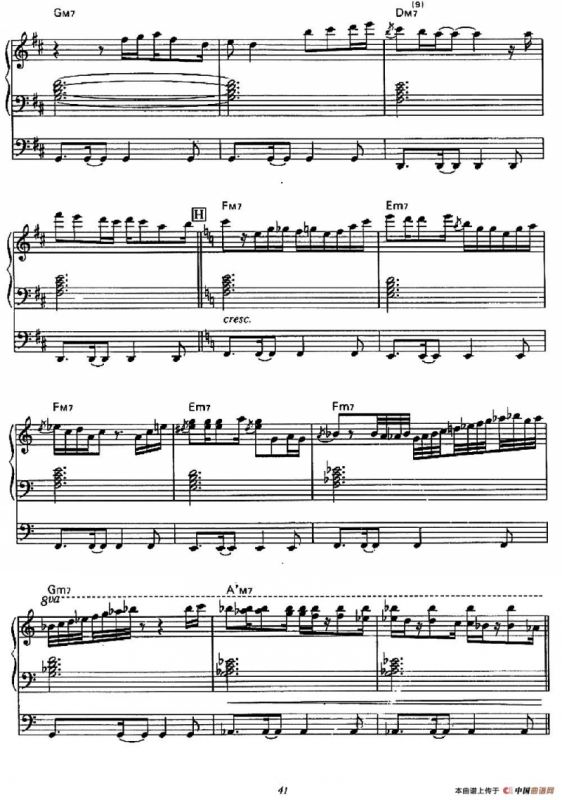 Message From The Wind（双排键电子琴谱）