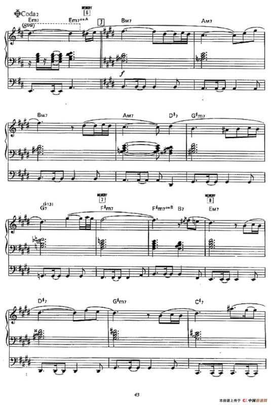 Message From The Wind（双排键电子琴谱）