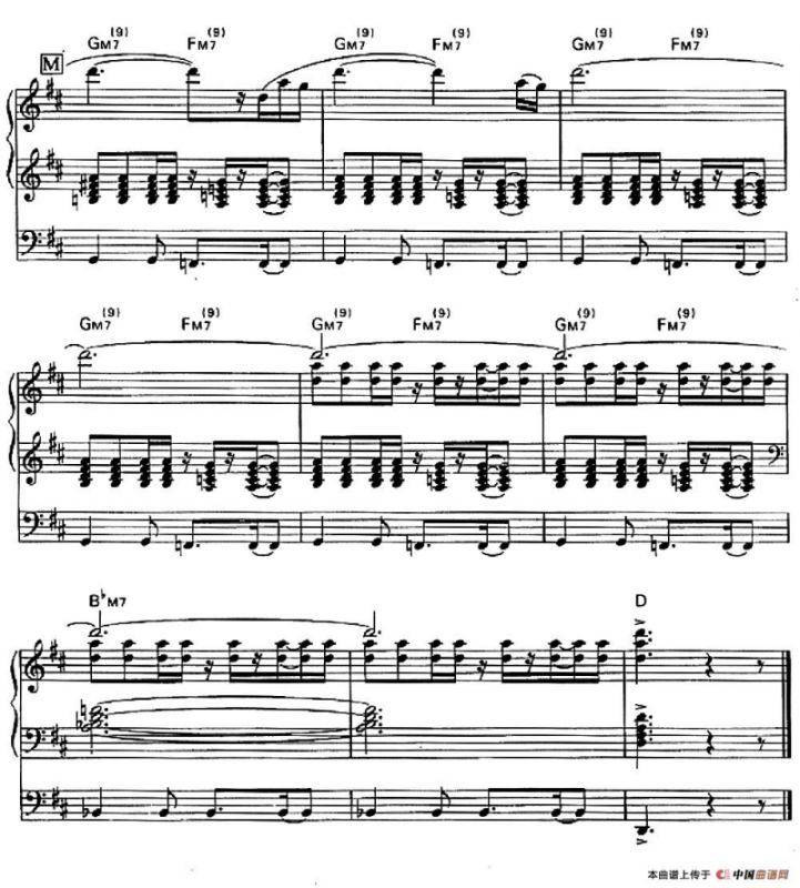 Message From The Wind（双排键电子琴谱）