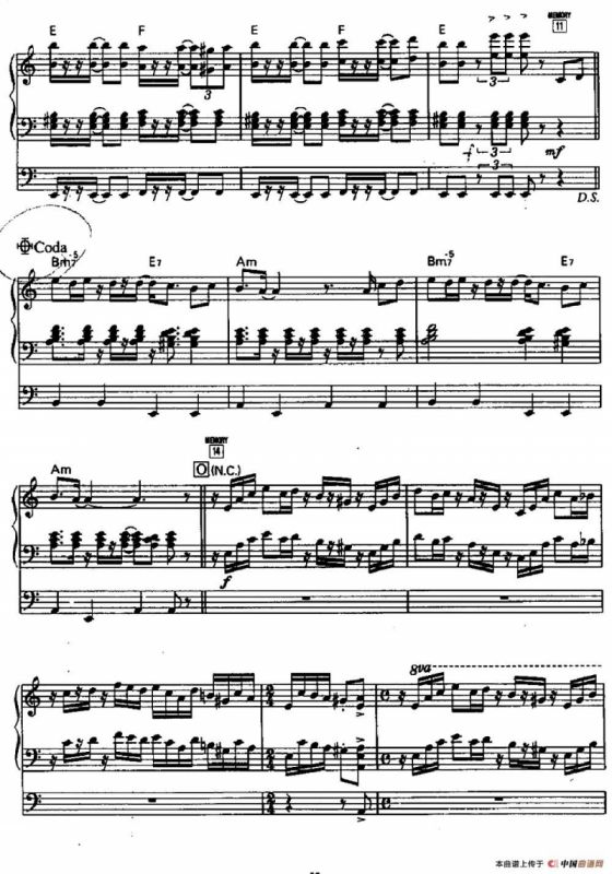 Riberutas（自由）（双排键电子琴谱）