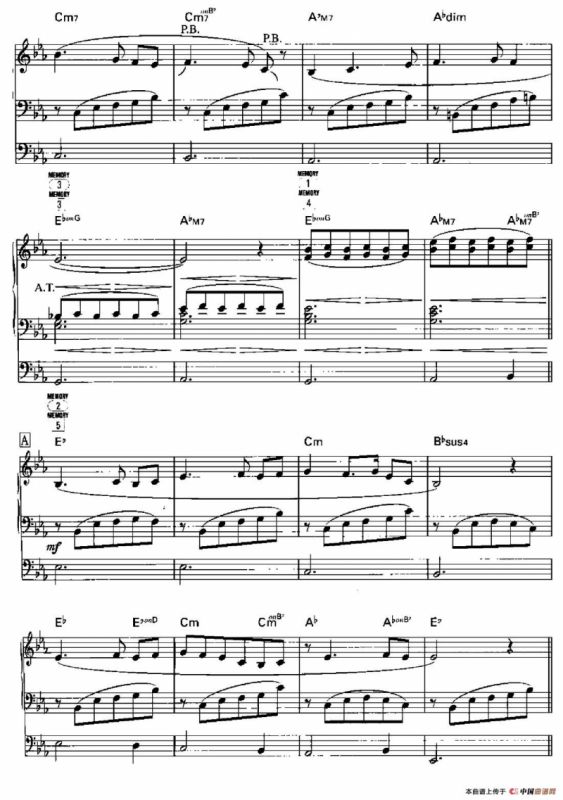 阿里郎（双排键电子琴谱）