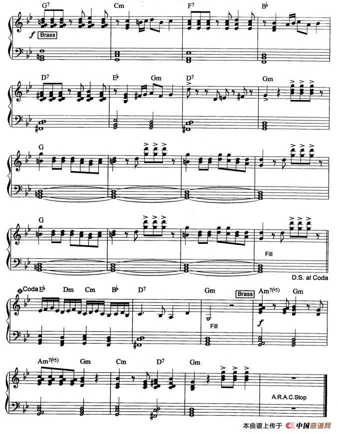 匈牙利舞曲第五号（爵士乐版）