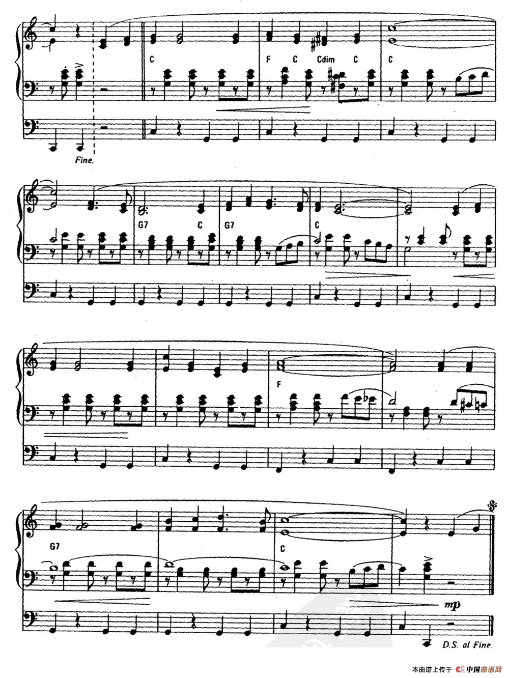 月圆的第一个晚上（双排键电子琴）