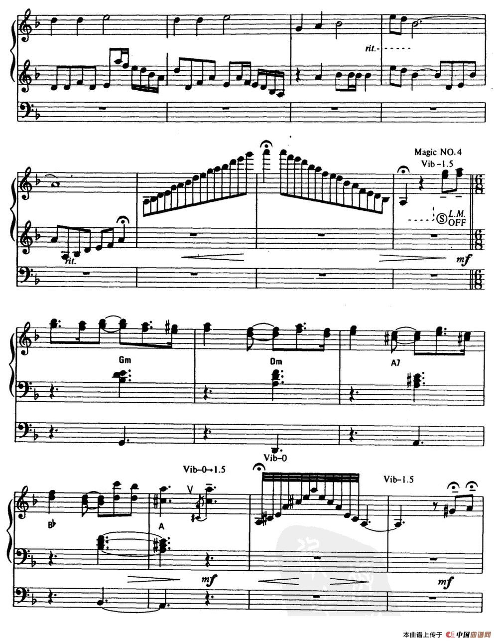 樱花（日本民谣）（双排键电子琴）