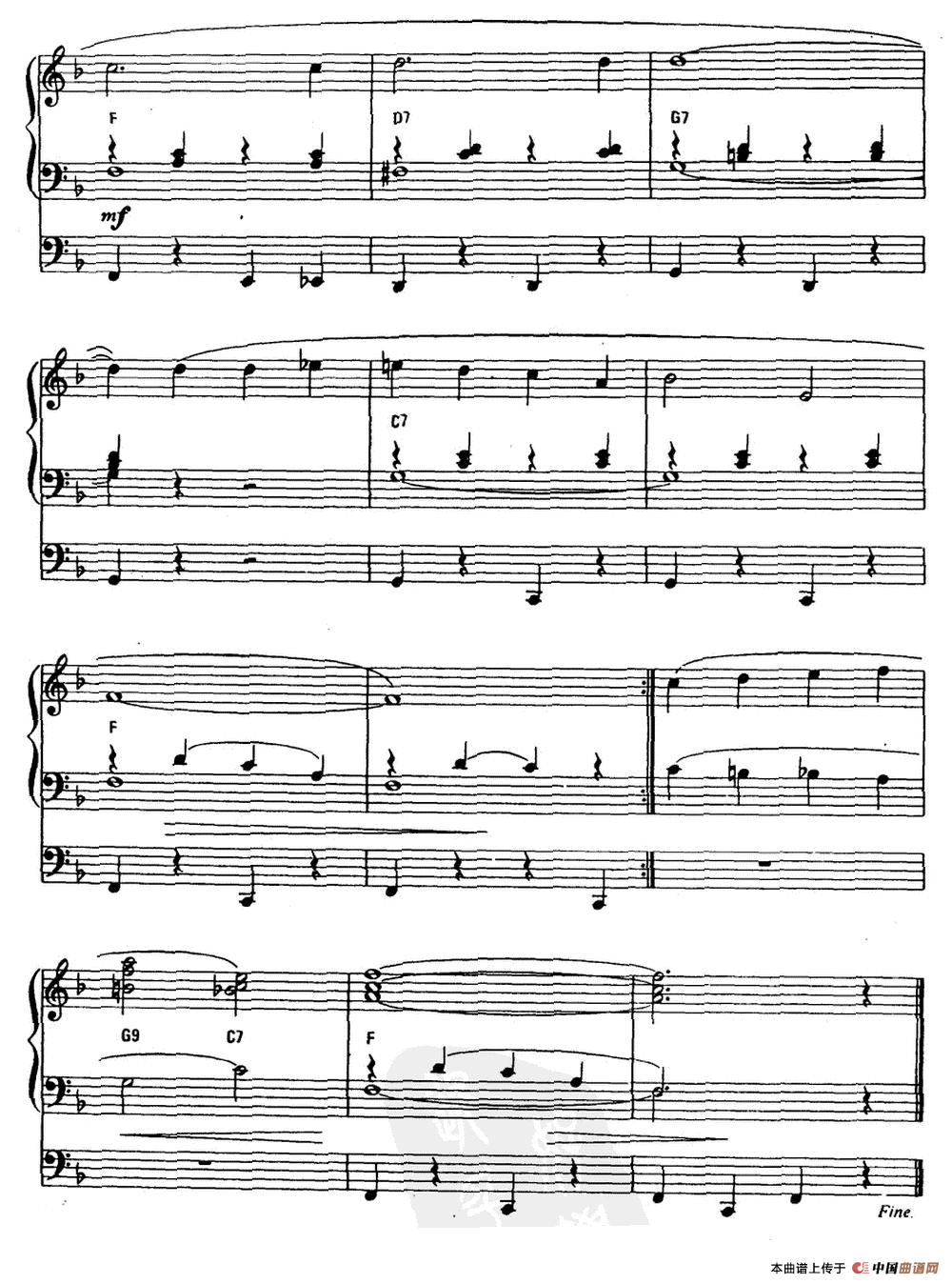 夏威夷之歌（双排键电子琴）