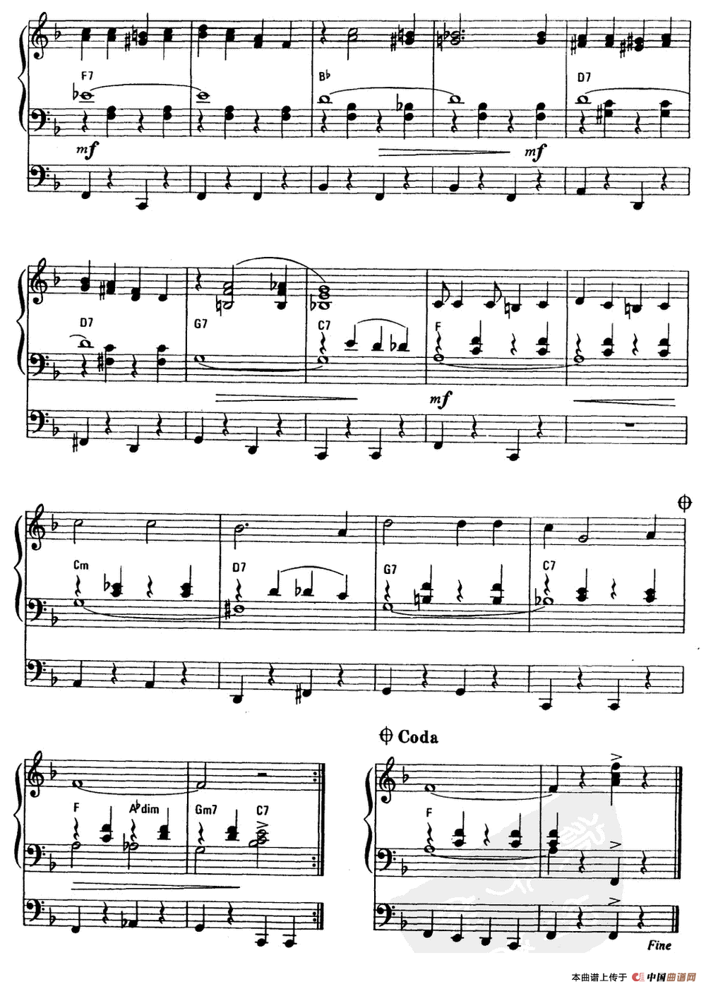 夏威夷的圣诞（双排键电子琴）