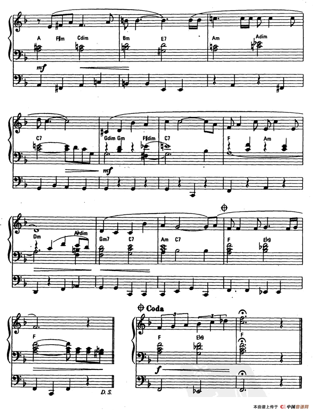 南海的迷人岛（双排键电子琴）