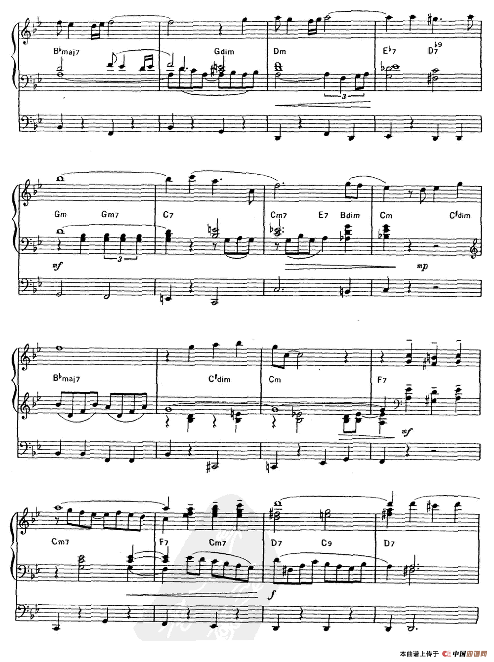 旧金山的回忆（双排键电子琴）