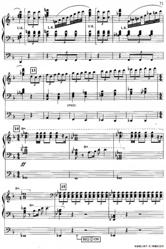 黄河（双排键电子琴）