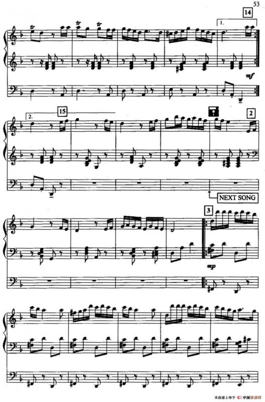 花儿为什么这样红（双排键电子琴）