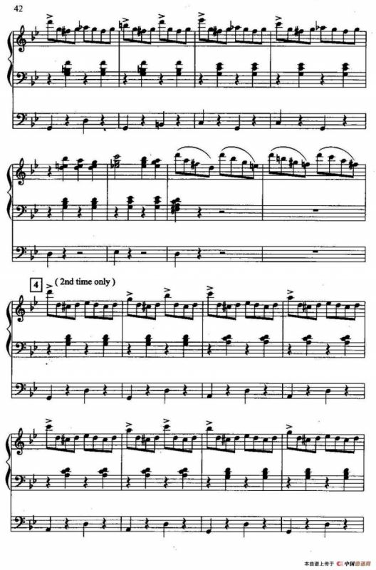 旋转木马（双排键电子琴）