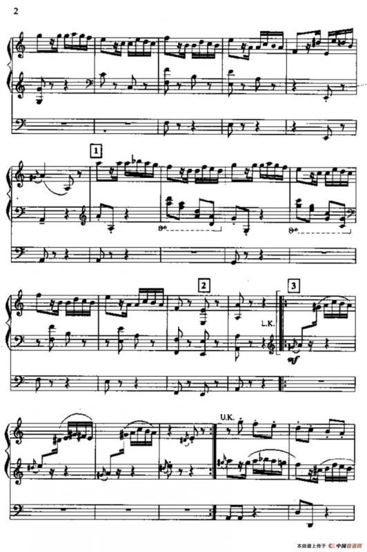 帕格尼尼主题狂想曲（双排键电子琴）